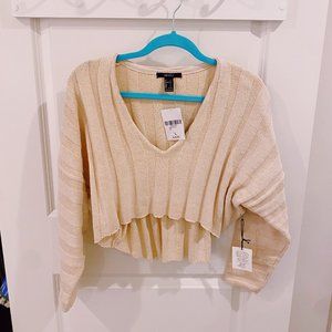F21 Cropped Sweater